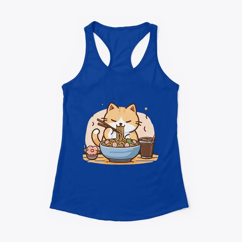 Ramen Cat Kawaii Anime T Shirt 