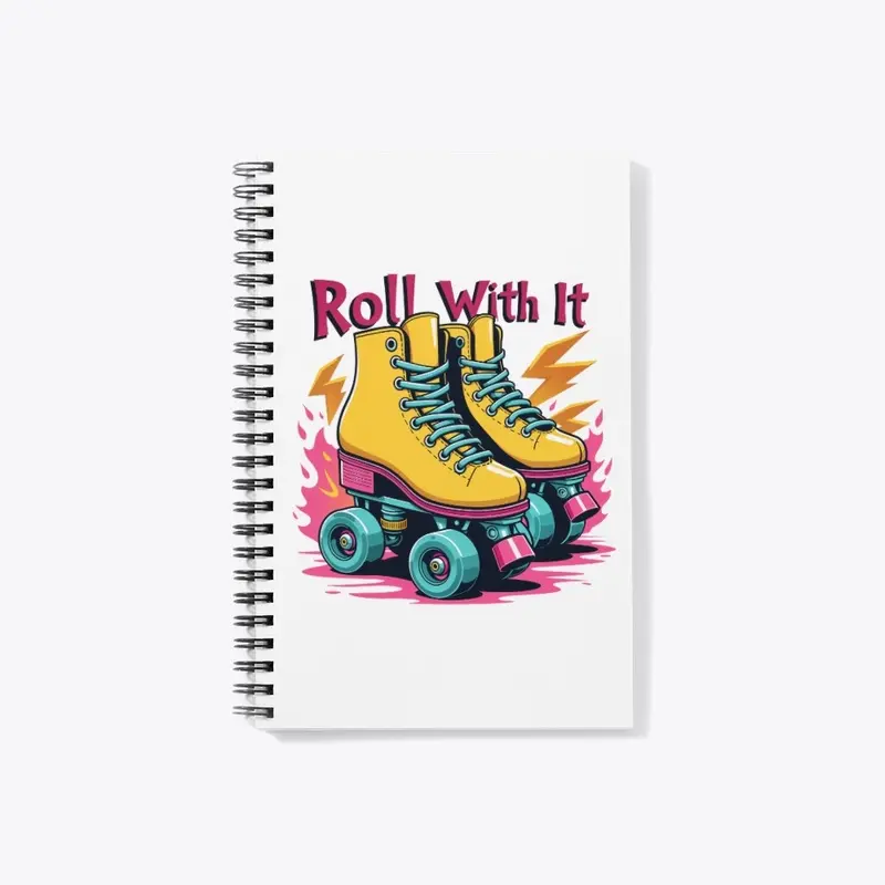 Roll With It 80s Skating Design