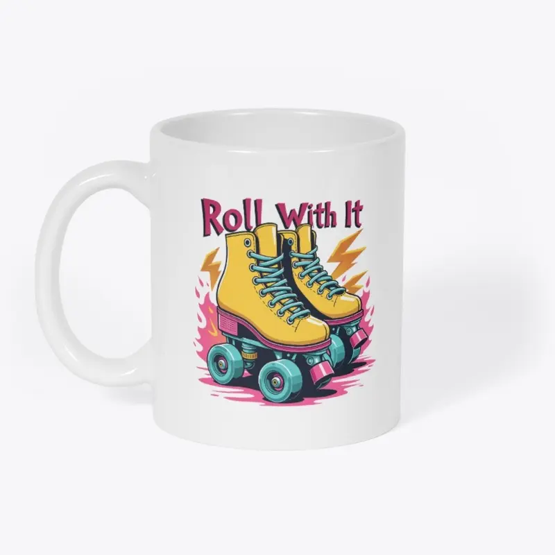 Roll With It 80s Skating Design