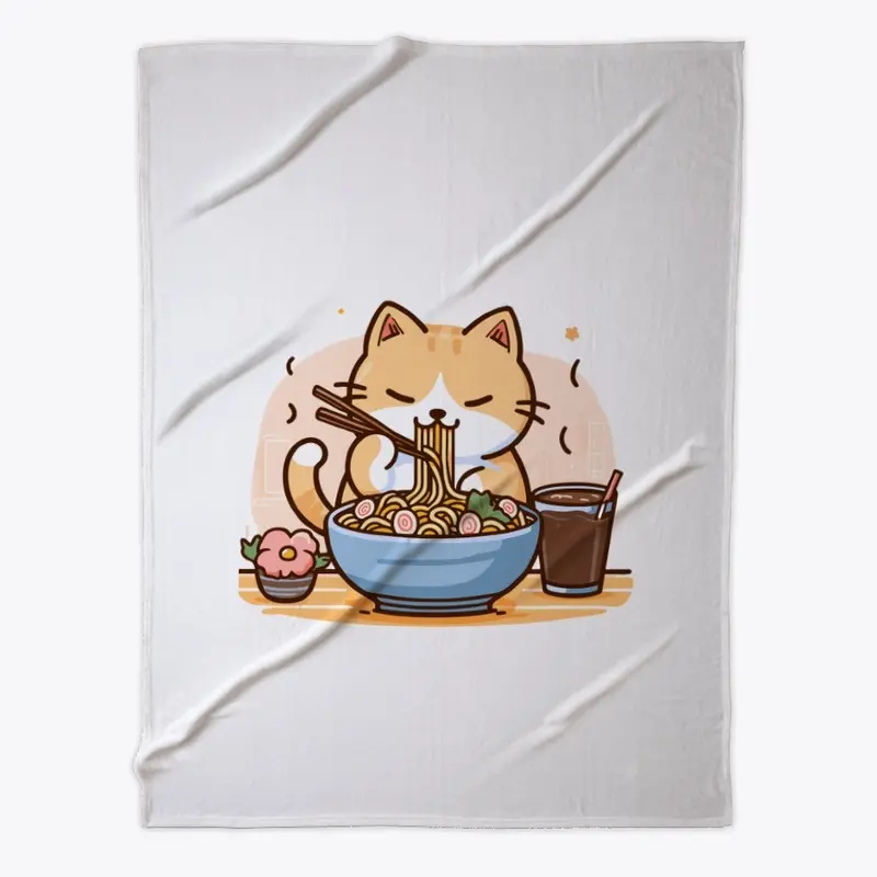 Ramen Cat Kawaii Anime T Shirt 