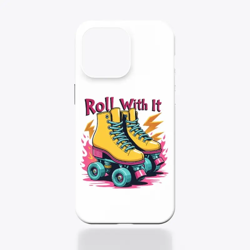 Roll With It 80s Skating Design