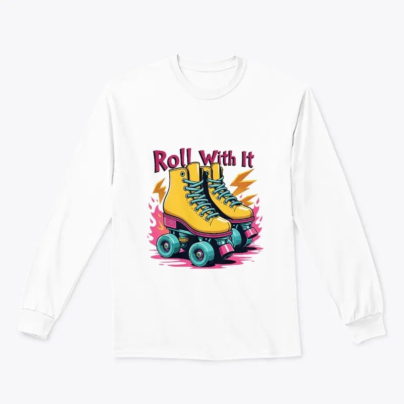 Roll With It 80s Skating Design